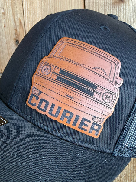 Ford Courier Leather Patch Hats