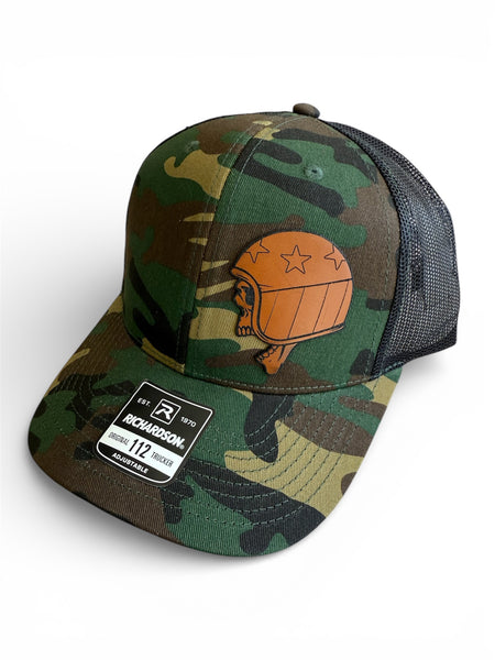 Die Trying Leather Patch Hats