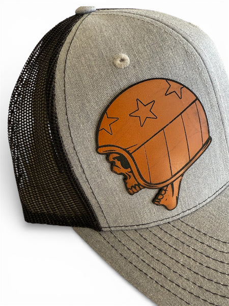 Die Trying Leather Patch Hats