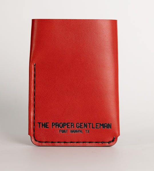 The Slipper - Red with Black