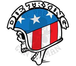 Die Trying II Sticker