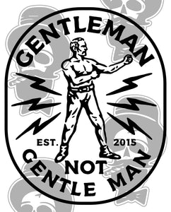 Not Gentle Man Sticker